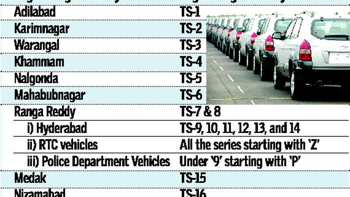TS registration series rolls out in Telangana The Hindu